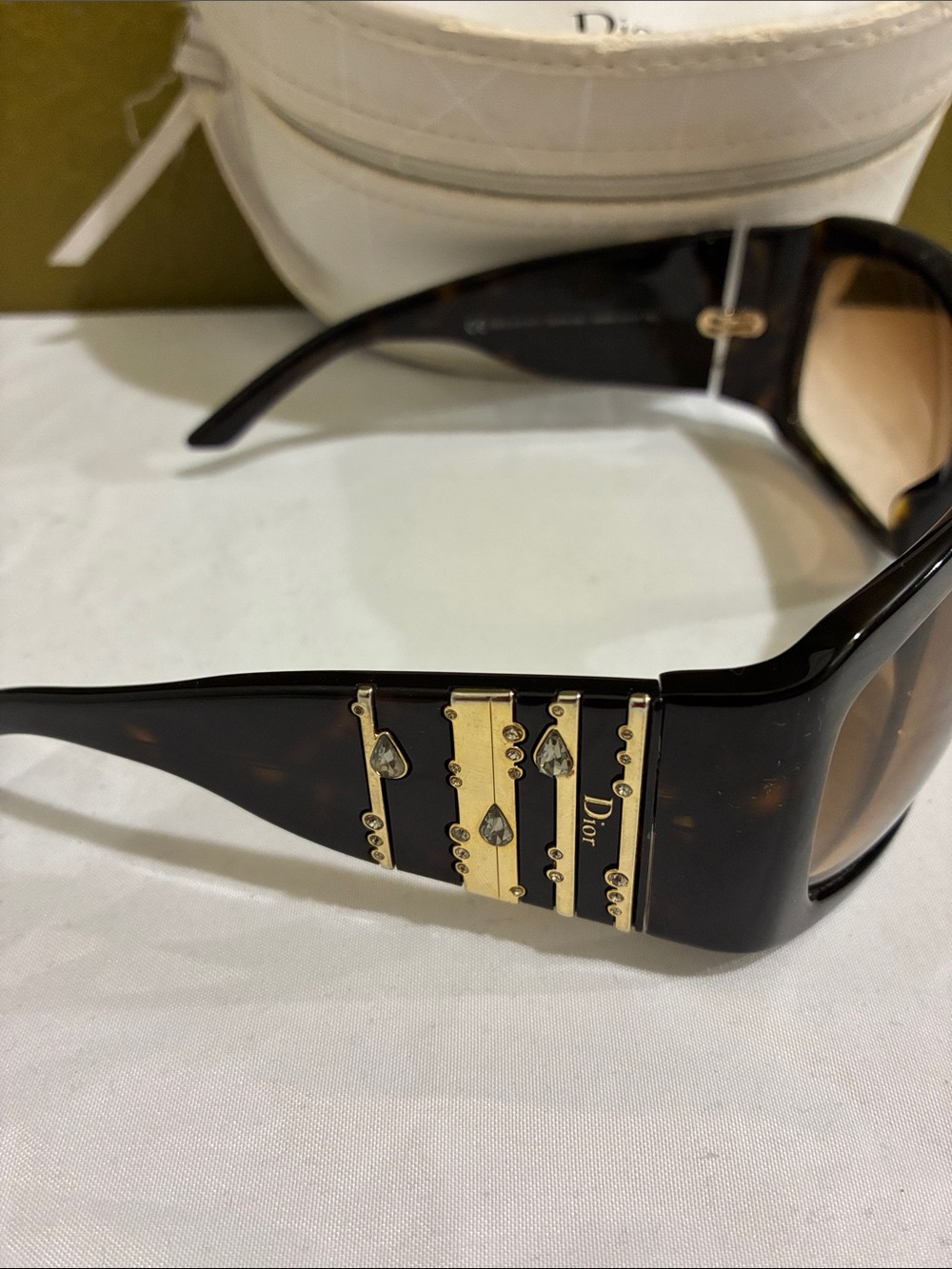 Dior Brown Gradient Oversized Women's Sunglasses - Picture 2 of 5